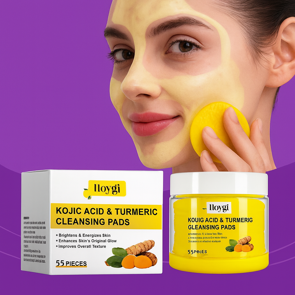 Pads au curcuma à l’acide kojique 3 en 1